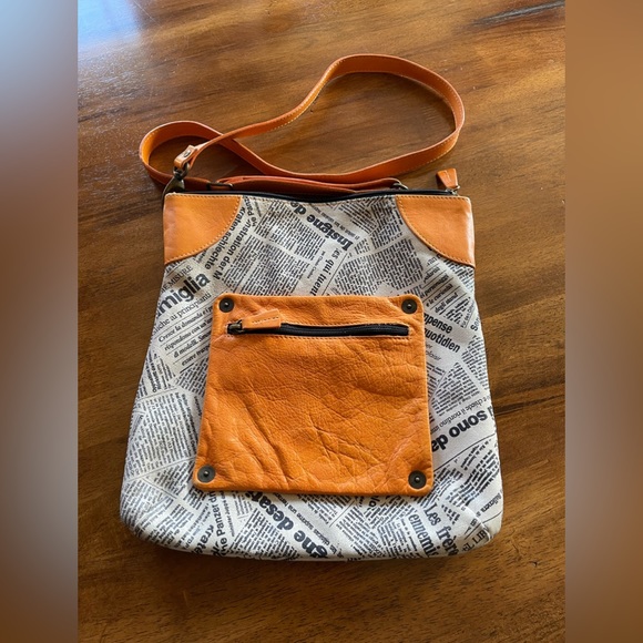 Maurizio Taiuti Italian leather crossbody bag - Picture 8 of 8